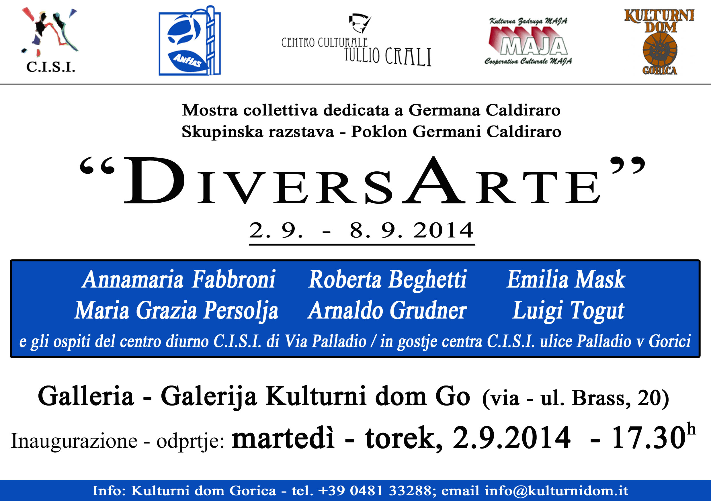 DiversArte 2014 – Dedicata a Germana Caldiraro